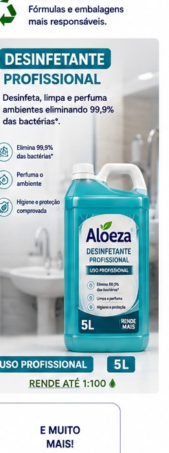 Desinfetante Profissional Aloeza 5L